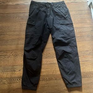 Black Cargo Utility Pant Jogger